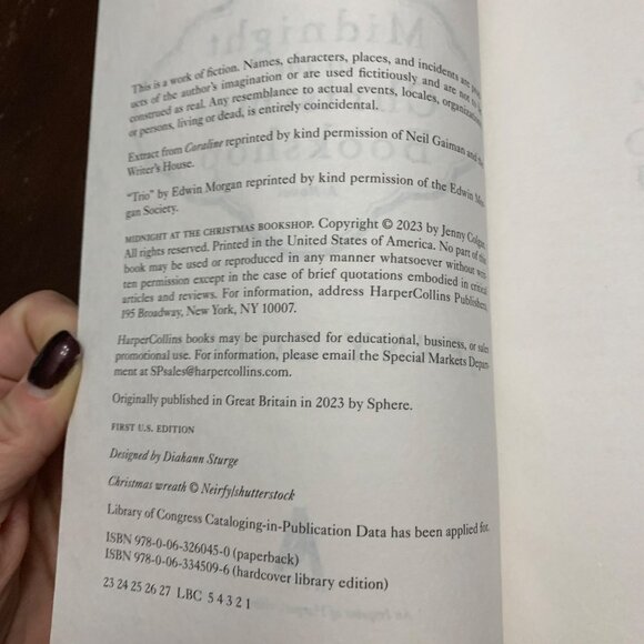 Midnight At The Christmas Bookshop By Jenny Colgan Paperback - Picture 6 of 6